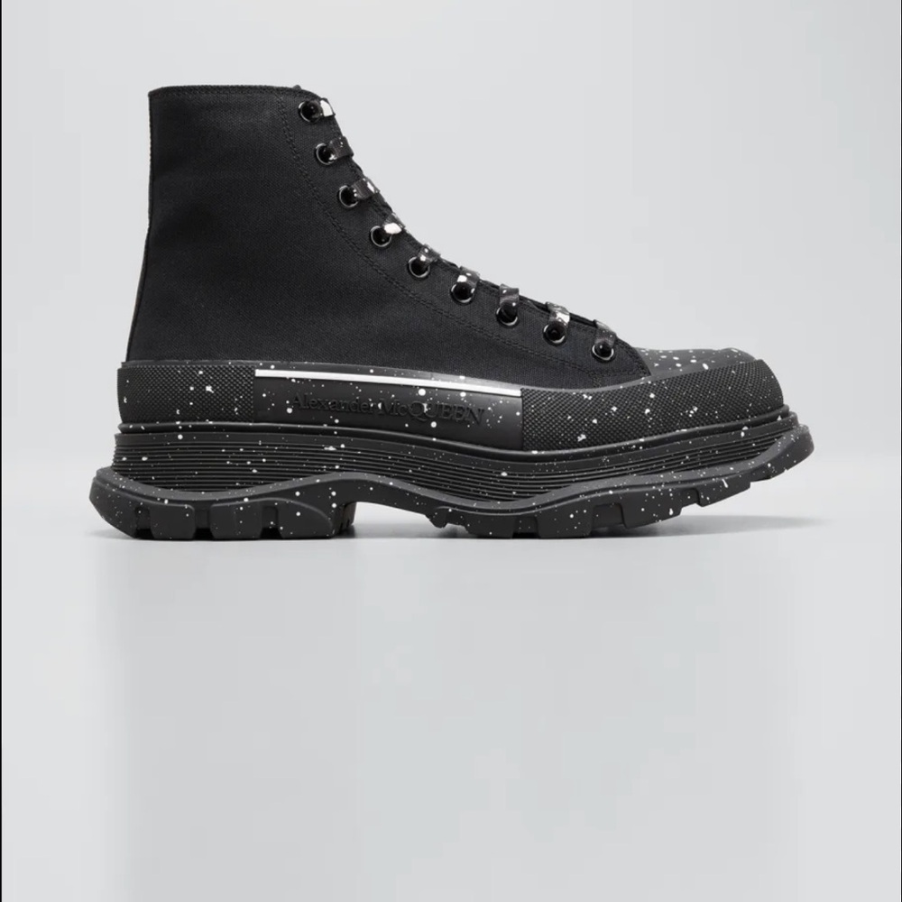 Alexander McQueen Black Sparkled Tread Slick  - previous owner Malik Beasley